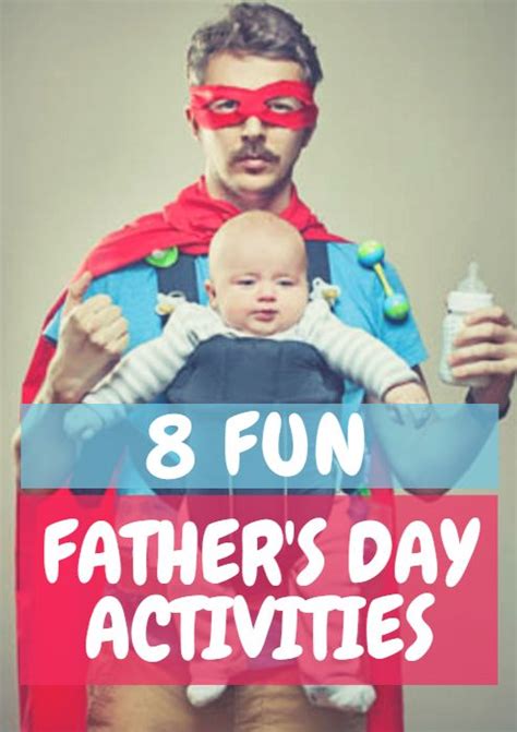 8 Fun Father's Day Activities | Father's day activities, Father's day games, Fathers day crafts