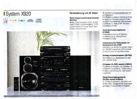 Technics SU-X920 | Hifi-Wiki