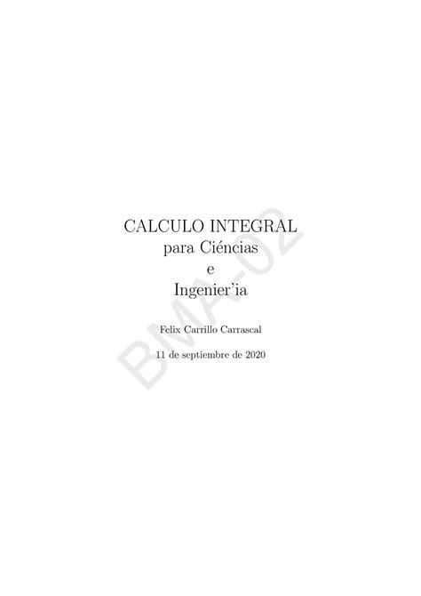 Apuntes De Funciones Vectoriales Bma Feliz Carrillo Calculo