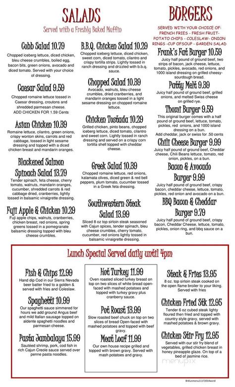 Highway House Restaurant And Bar Menu In Jackson Ca Order Delivery And Reviews