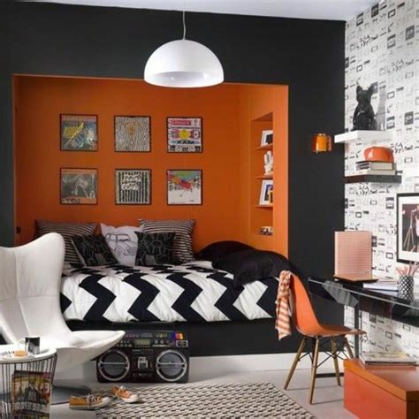 Id Es Pour La Chambre Dado Unique D Co Chambre Orange D Co