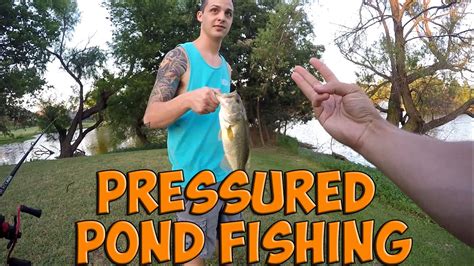 Pressured Pond Fishing For Bass Oklahoma City Gopro Fishing Youtube