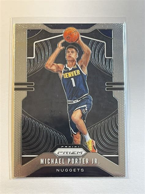 Michael Porter Jr Panini Prizm Nd Year Card Denver Nuggets