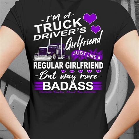 Trucker Shirt Women Truckers Girlfriend T For Girlfriend Etsy