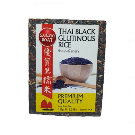 Sailing Boat Thai Black Glutinous Rice Vacuum Pack M A Oriental Foods Ltd