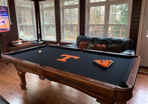 Tennessee Vols Logo Pool Table | 8Foot Billiard Table