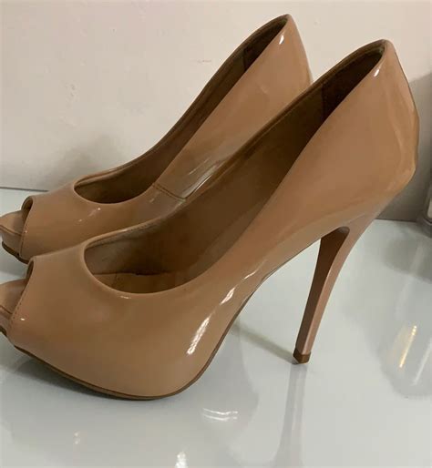 Salto Nude Sand Lia Feminina Constance Usado Enjoei