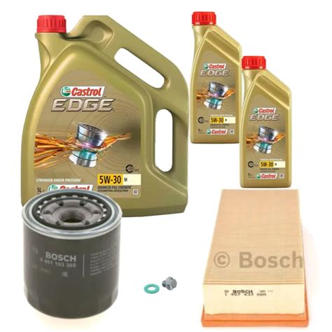 Bosch Inspection Set L Castrol Edge W Avec Pour Toyota Avensis