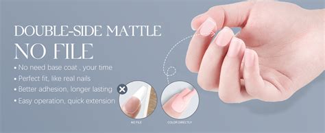 Gelike Ec Short Nail Tips 300pcs Clear Nail Tips Kit For Soak Off Nail