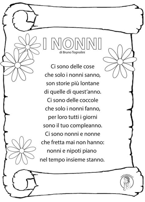 I Nonni Poesia Di Bruno Tognolini Per Il Ottobre Festa Dei Nonni