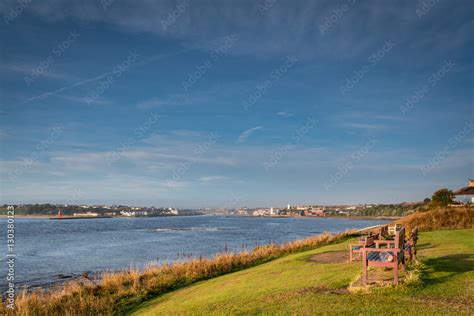 River Tyne Estuary At The Mouth Of The River Tyne Which Is Located