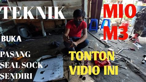 Cara Mengganti Seal Shock Depan Motor Youtube