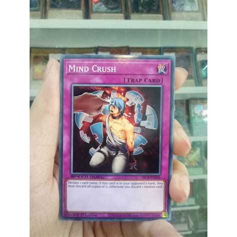 Thẻ Bài Lẻ Yugioh Mã Sbcb En036 Mind Crush Common 1st Edition Shopee Việt Nam