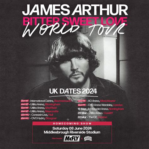 James Arthur Announces Huge Homecoming Show At Riverside Stadium