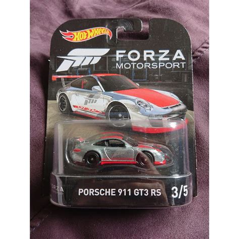 Hot Wheels Porsche 911 GT3 RS Forza Motorsport Retro Entertainment Not Tomica Kyosho Tarmac Inno