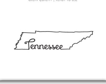 Tennessee Silhouette Vector at Vectorified.com | Collection of ...