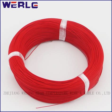 Ul Awg Red Fep Pfa Insulated Electric Wire China Electric