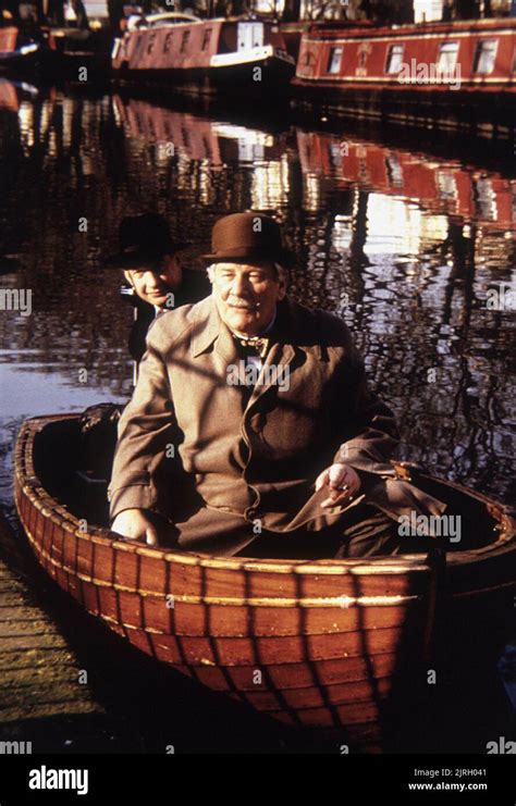 Jonathan Cecil Peter Ustinov Thirteen At Dinner 1985 Stock Photo Alamy