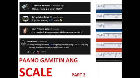 PAANO GAMITIN ANG SCALE PART II YouTube