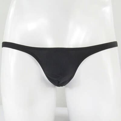 K Rb Mens Sexy Mini Tanga Bikini Low Rise Pouch Stretchy Rib Knit Fabirc Ebay