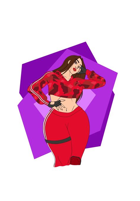 ArtStation - Ruby (Fortnite skin)