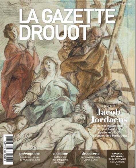 La Gazette Drouot Septembre Galerie Vauclair