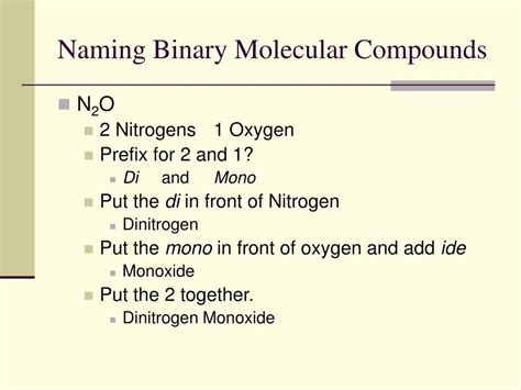 Ppt Naming Chemical Compounds Powerpoint Presentation Free Download Id 4192803