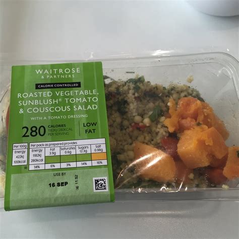 Waitrose Roasted Vegetables Sundried Tomato And Cous Cous Salad Review Abillion