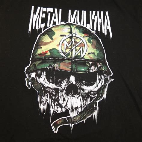 Metal Mulisha Army Military Skull Racing Tee T Shirt Gem