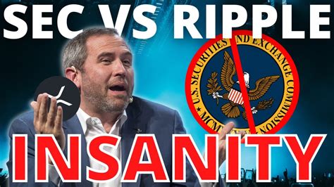 Xrp Ripple News Today 🚀 Ripple Ceo Brad Garlinghouse On Sec Insanity