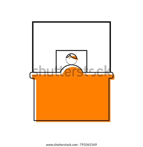 Information Desk Sign Vector Black Line Stock Vector (Royalty Free ...