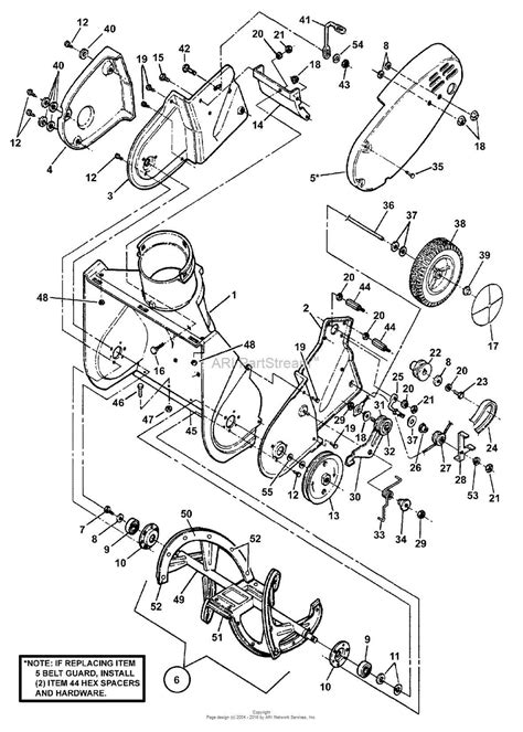 Visual Guide: Simplified Diagram of Simplicity Snowblower Parts ...