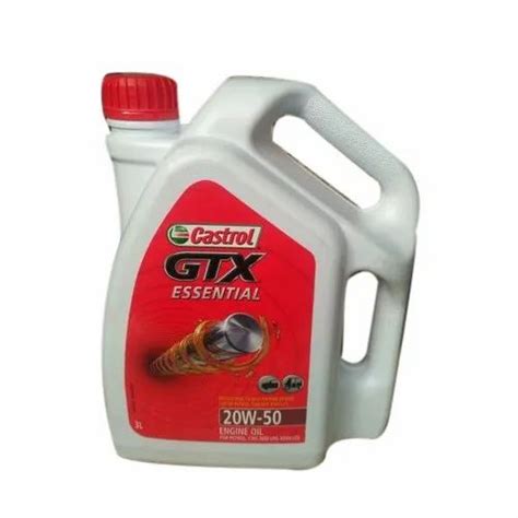 Castrol Gtx Essential Engine Oil Pack Size L Packaging Type Can