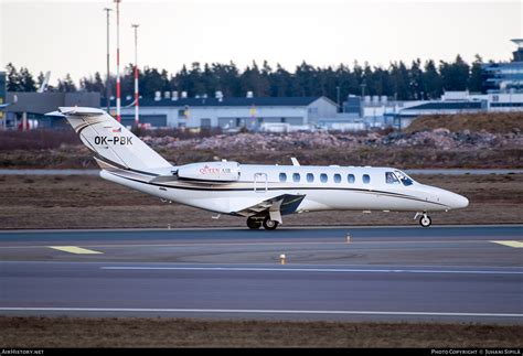 Aircraft Photo Of OK PBK Cessna 525B CitationJet CJ3 Queen Air