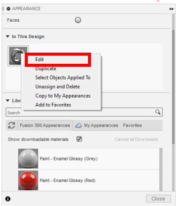 How To Add A Custom Appearance Color In Fusion