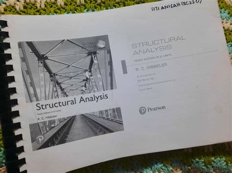 Structural Analysis Th Edition By R C Hibbeler Ecs Hobbies