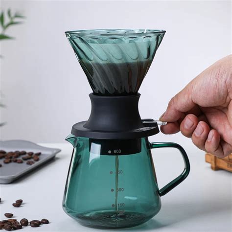 Generic Immersion Dripper Switch Gl Pour Over Coffee Er V Shape Drip