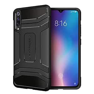 KAPAVER Plastic Rugged Back Cover Case For Xiaomi Mi9 MIL STD 810G