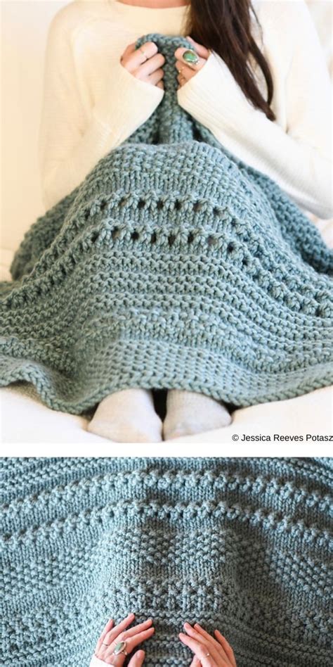 Winter Cuddler Thrown Blanket Free Knitting Pattern Knitted Throw Patterns Knitted Throws