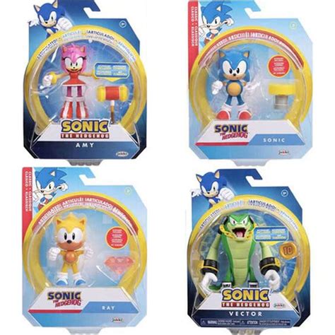 Sonic Pack 6 Figuras Serie 10 Sonic The Hedgehog 10Cm Surtido Pack De