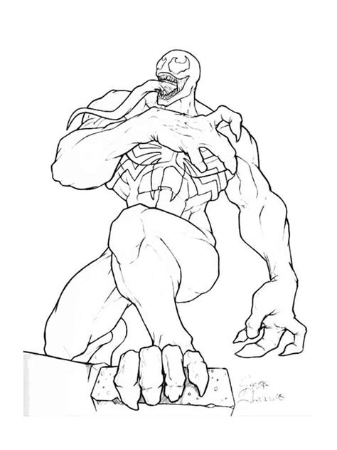 Anti Venom Coloring Pages