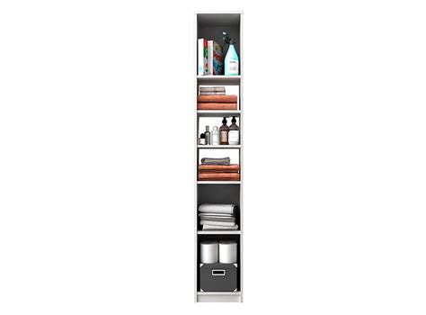 Ripley SET MUEBLES BAÑO CIC ESTANTE 5 REPISAS BLANCO ORGANIZADOR