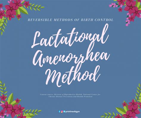 Reversible Methods of Birth Control: Lactational Amenorrhea Method ...