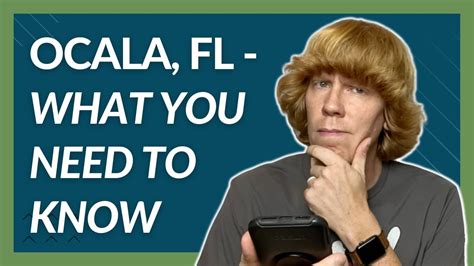 Moving To Ocala Florida What You Need To Know Youtube