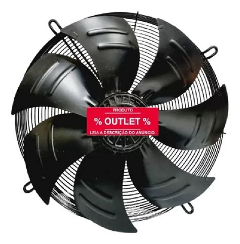 Motor Ventilador Axial Mm Trifasico V V Zanotti Frete Gr Tis