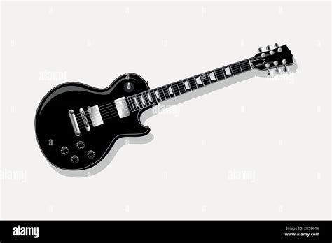 Electric Guitar Clipart Vector Illustration Vector Stock Vector Image And Art Alamy