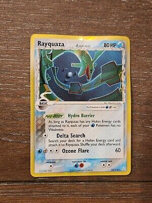 Rayquaza Ex Holon Phantoms Delta Species Holo Rare Pok Mon