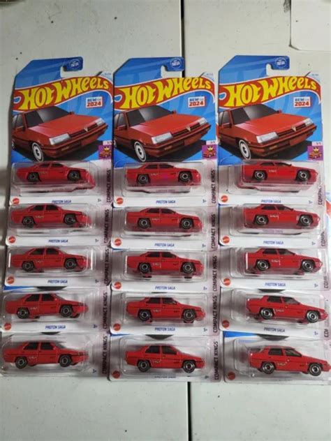 HOT WHEELS PROTON SAGA Malaysia Compact Kings B CASE LOT OF PicClick CA