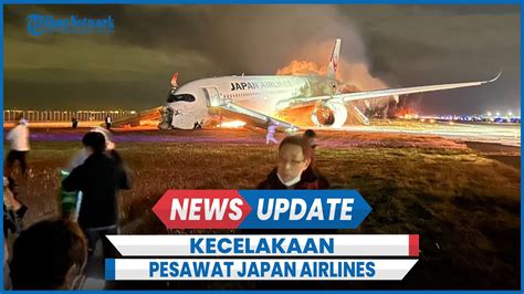 Pesawat Japan Airlines Tabrakan 5 Penjaga Pantai Bawa Bantuan Tsunami