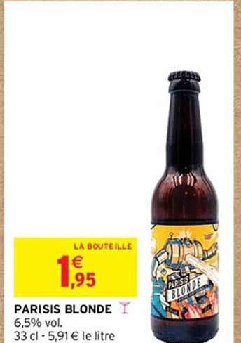 Promo Parisis Blonde Chez Intermarch Icatalogue Fr